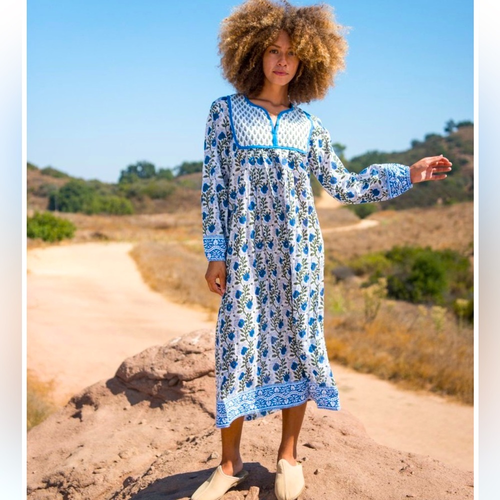 SZ Blockprints Kitty Dress. S. NWOT.